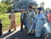 Богослужение в селе Старый Ропск